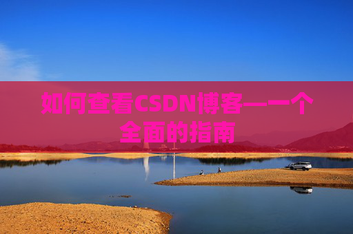 如何查看CSDN博客—一个全面的指南